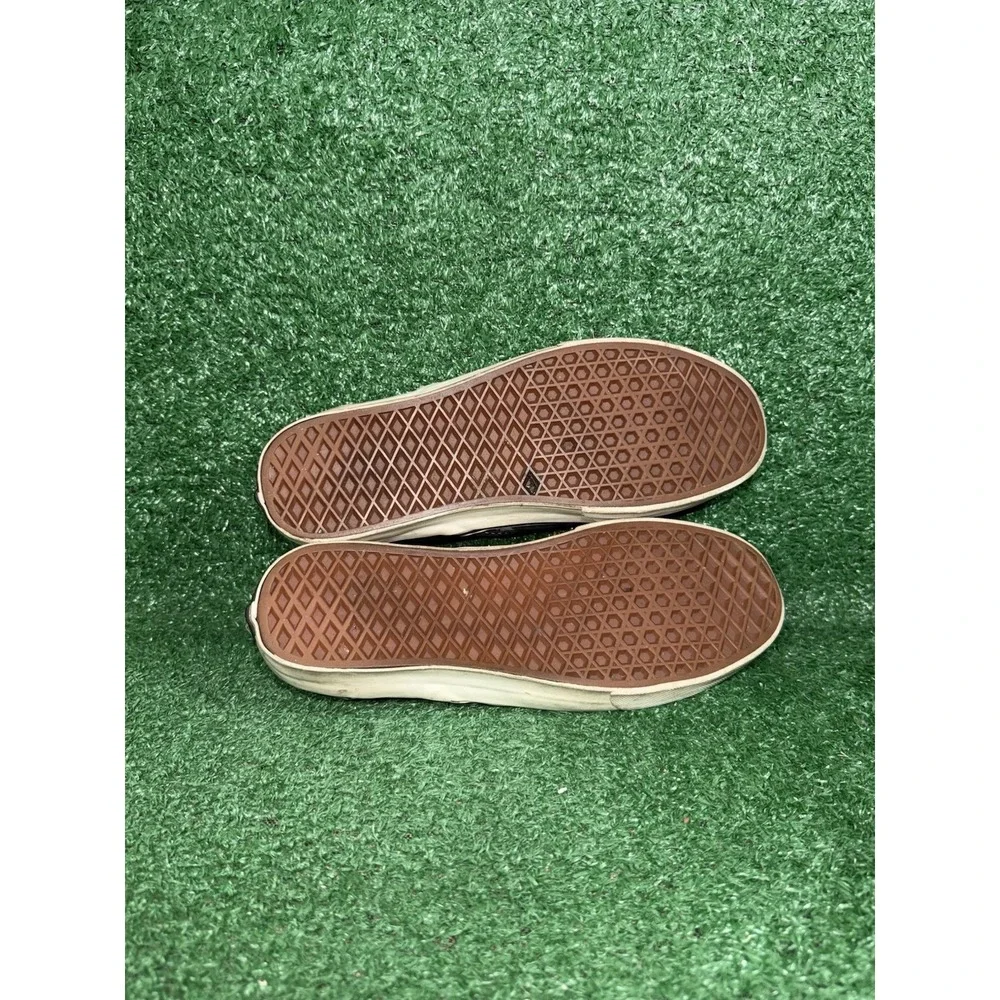 VANS Classic Slip-On Womens Size 8.5‎ Spotted Black Grey Skate Shoes Sneakers